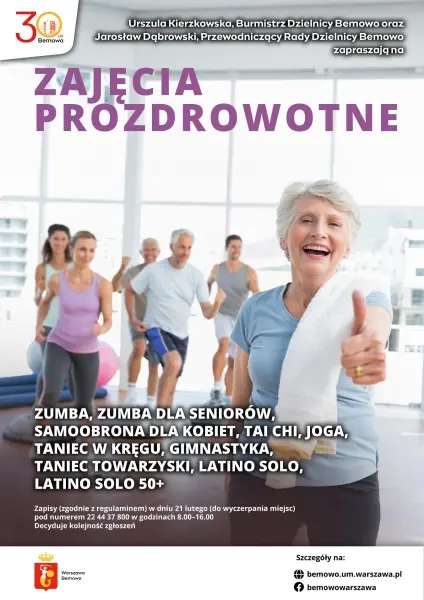 ZAPISY na zajęcia prozdrowotne 2024