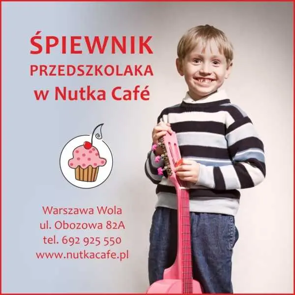 Śpiewnik Przedszkolaka – bezpłatne zajęcia familijne w Nutka Cafe