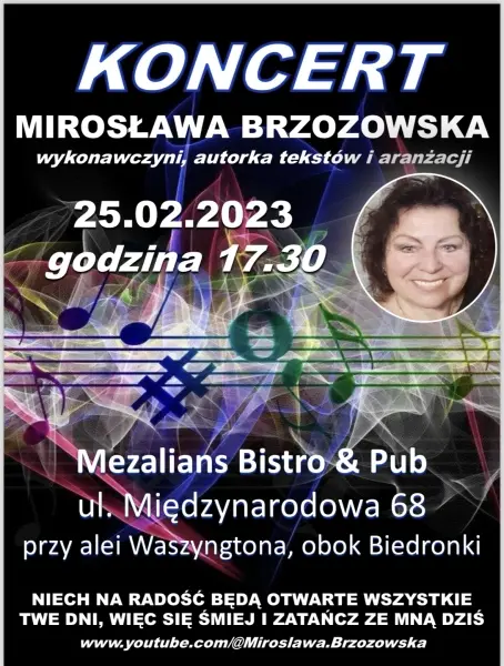 Koncert Mirosławy Brzozowskiej
