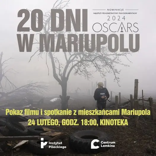 Pokaz filmu "20 dni w Mariupolu" | Spotkanie z mieszkańcami Mariupola