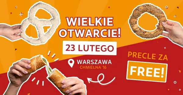 Otwarcie lokalu Pan Precel - PRECLE ZA DARMO