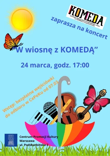 Koncert „W wiosnę z Komedą”