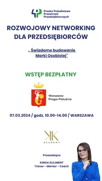 Świadome budowanie własnej marki, spotkanie networkingowe