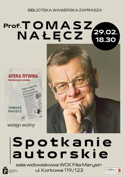 WIECZÓR AUTORSKI PROF. TOMASZA NAŁĘCZA