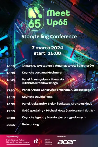 MeetUp 65: Storytelling Conference