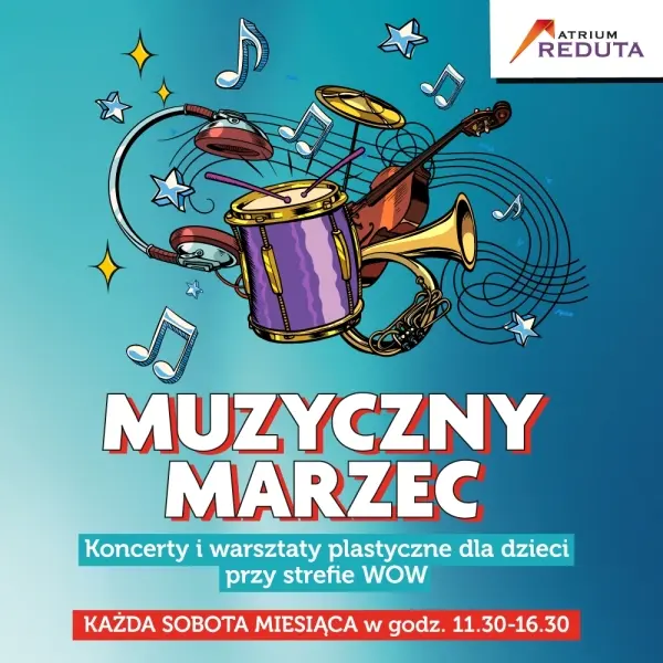 Muzyczny marzec w centrum handlowym Reduta: wesołe melodie i kreatywne tworzenie