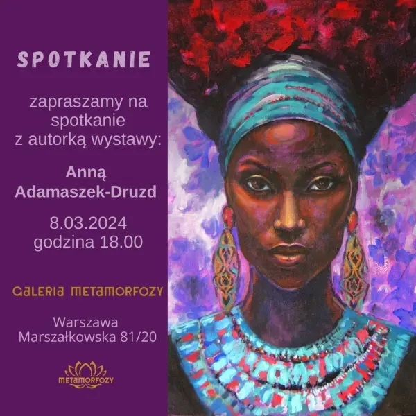 Spotkanie z Anna Adamaszek-Druzd, autorką portretów kobiet z różnych kultur