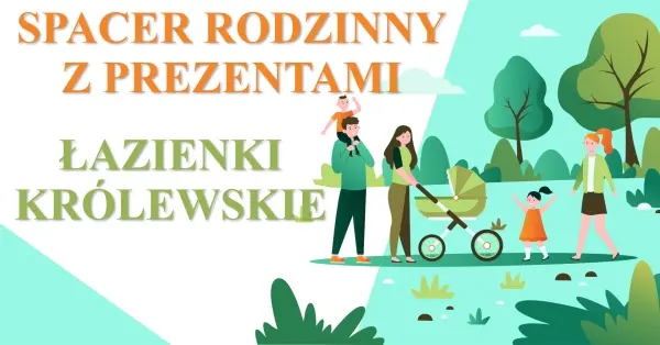 Łazienki Królewskie. Spacer rodzinny z prezentami dla dzieci