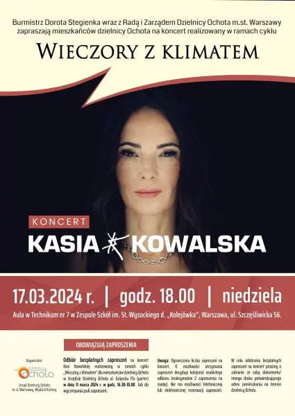 Koncert Kasi Kowalskiej dla mieszkańców Ochoty