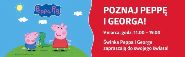 Spotkanie ze Świnką Peppą w Galerię Bemowo