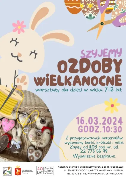 Warsztaty szycia ozdób wielkanocnych