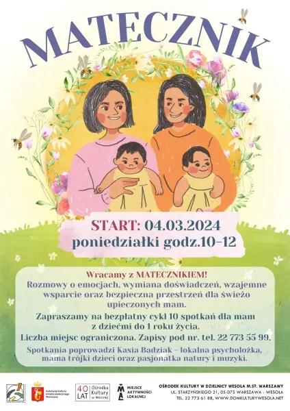 Matecznik – spotkania dla świeżo upieczonych mam