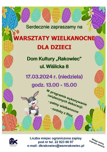 Warsztaty Wielkanocne dla dzieci