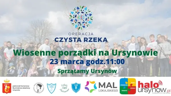 Wiosenne porządki na Ursynowie | Operacja Czysta Rzeka