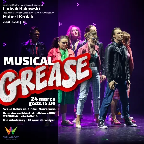 Musical "Grease" dla mieszkańców Wilanowa
