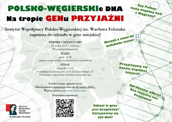 Gra Miejska: Polsko-Węgierskie DNA. Na tropie Genu Przyjaźni