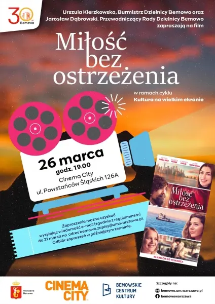 Kultura na Wielkim Ekranie "Miłość bez ostrzeżenia"