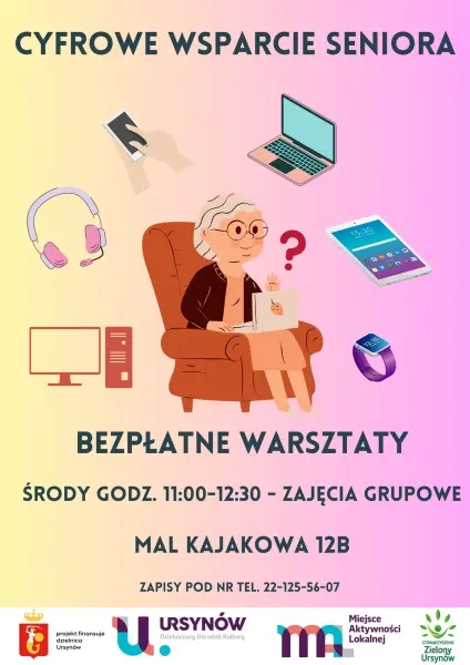 Cyfrowe wsparcie seniora – grupa początkowa