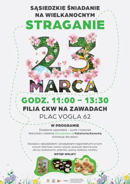 Sąsiedzkie śniadanie na Wielkanocnym straganie