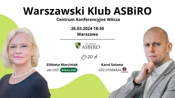 Otwarte Spotkanie Biznesowe - Elżbieta Marciniak oraz Karol Salawa