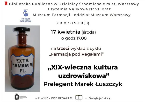 "XIX-wieczna kultura uzdrowiskowa" - Marek Łuszczyk