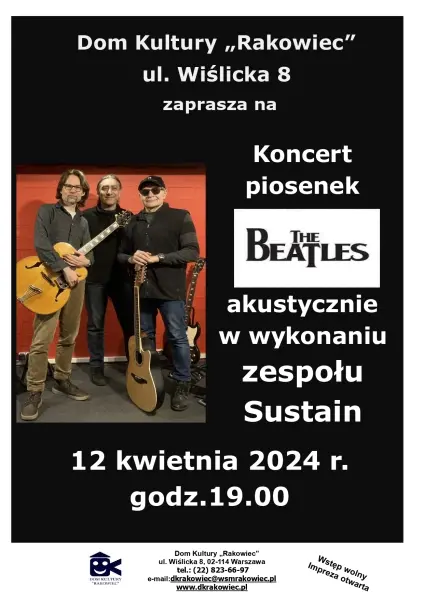 Koncert piosenek The Beatles akustycznie