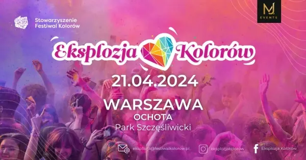 Eksplozja Kolorów na warszawskiej Ochocie