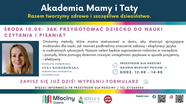 Akademia Mamy i Taty | Jak przygotować dziecko do nauki czytania i pisania