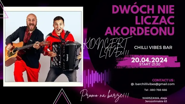 KONCERT LIVE | DWÓCH NIE LICZĄC AKORDEONU 