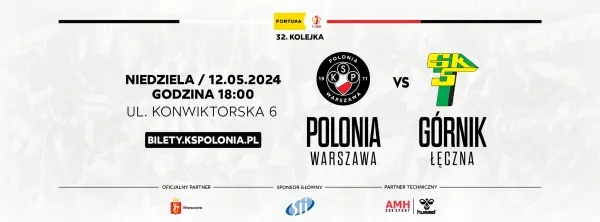 Mecz Polonia Warszawa - Górnik Łęczna