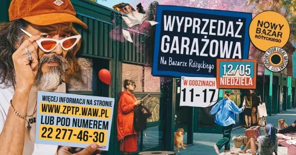 Wyprzedaż Garażowa na Bazarze Różyckiego