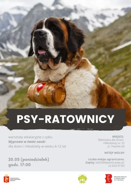 Psy-ratownicy: Zajęcia z cyklu "Wyprawa w świat nauki"