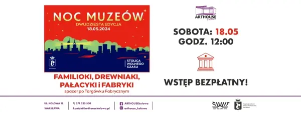 Familoki, drewniaki, pałacyki i fabryki | Spacer po Targówku Fabrycznym - NOC MUZEÓW 