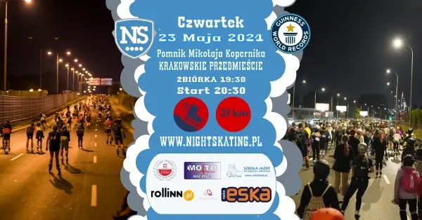 Nightskating Warszawa #3/2024 | Poziom 3