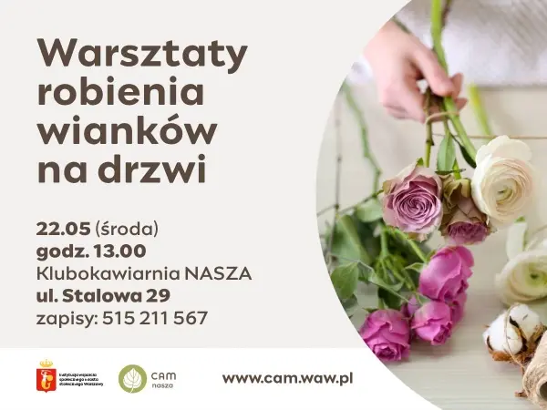 Warsztaty robienia wiosennych wianków na drzwi