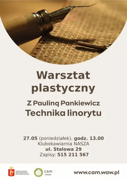Bezpłatny warsztat plastyczny | Technika linorytu 