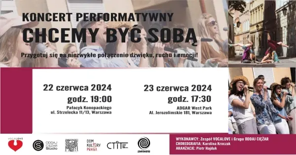 Koncert performatywny “Chcemy być sobą”