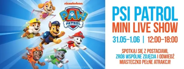 Dzień Dziecka – Mini Live Show z Psim Patrolem w Promenadzie