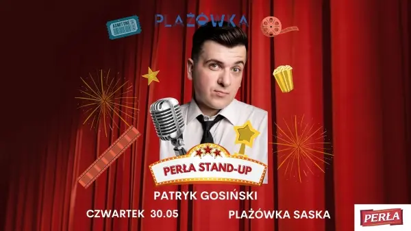 Perła Stand-up na plaży Saska! Patryk Gosiński