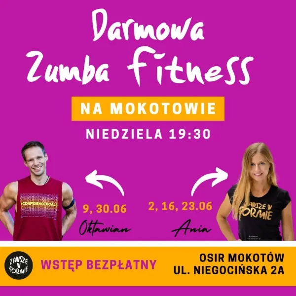 Darmowa Zumba na Mokotowie