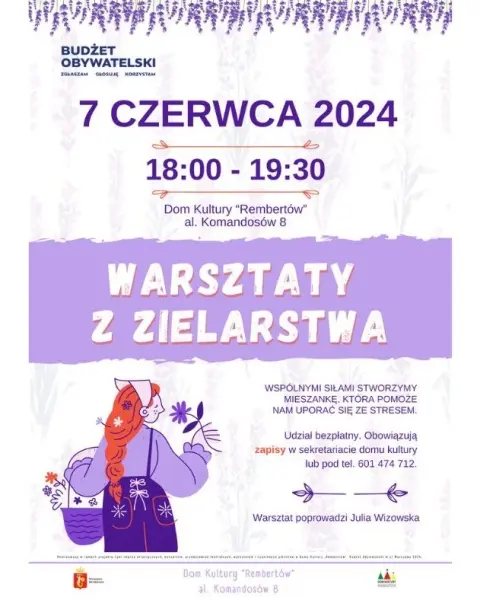 Warsztaty z zielarstwa w Domu Kultury "Rembertów"