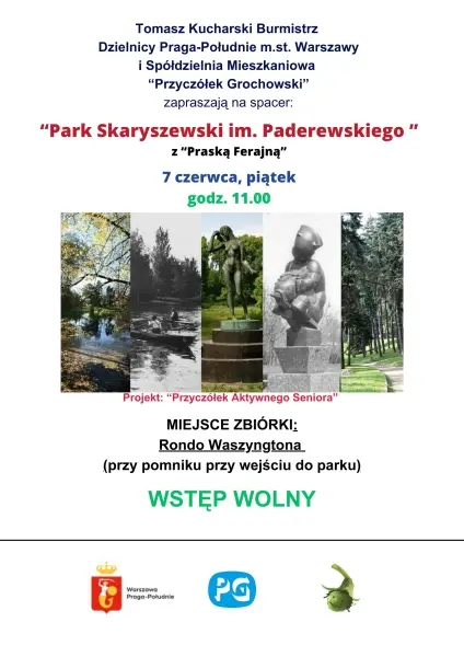 Park Skaryszewski  im. Padrewskiego | Spacer z przewodnikiem