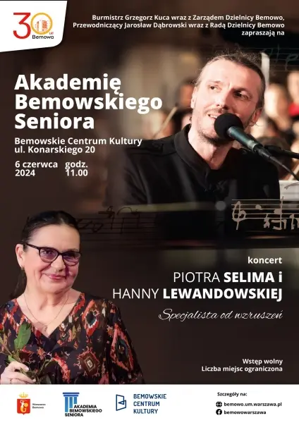 Akademia Bemowskiego Seniora | Koncert „Specjalista od wzruszeń”