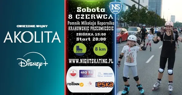 Nightskating Warszawa #4/2024 | Poziom 1