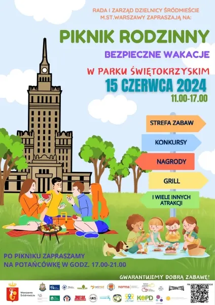 Piknik rodzinny "Bezpieczne Wkakacje"