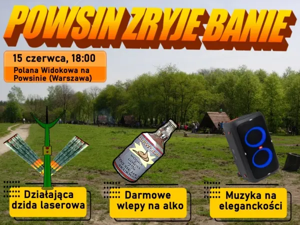 Powsin zryje banię