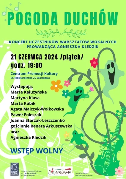 Koncert uczestników warsztatów wokalnych 