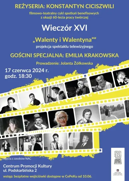 „REŻYSERIA: KONSTANTYN CICISZWILI” | Wieczór XVI 