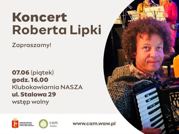Występ Roberta Lipki w Klubokawiarni Nasza