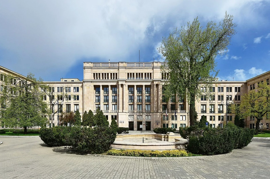 Piknik rodzinny na dziedzińcu Ministerstwa Finansów